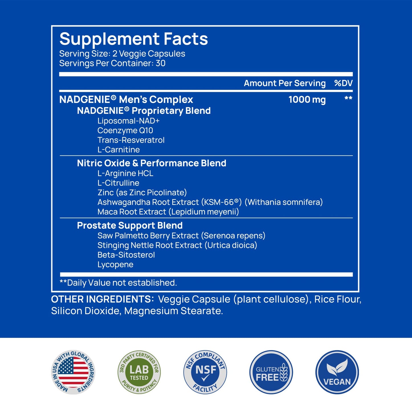 PRIMORA's NAD+ Supplement for Men